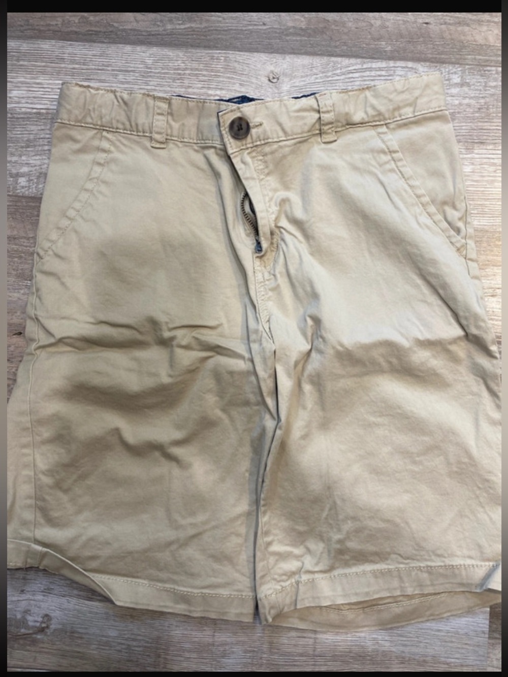Cat & Jack Tan Flat-Front Men's Shorts